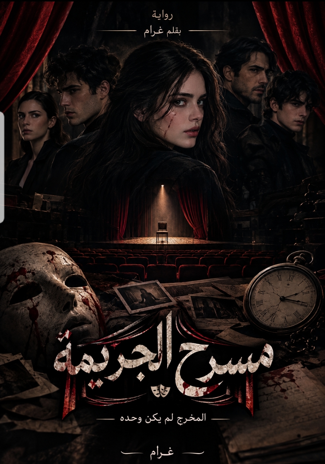 غلاف مسرح الجريمة