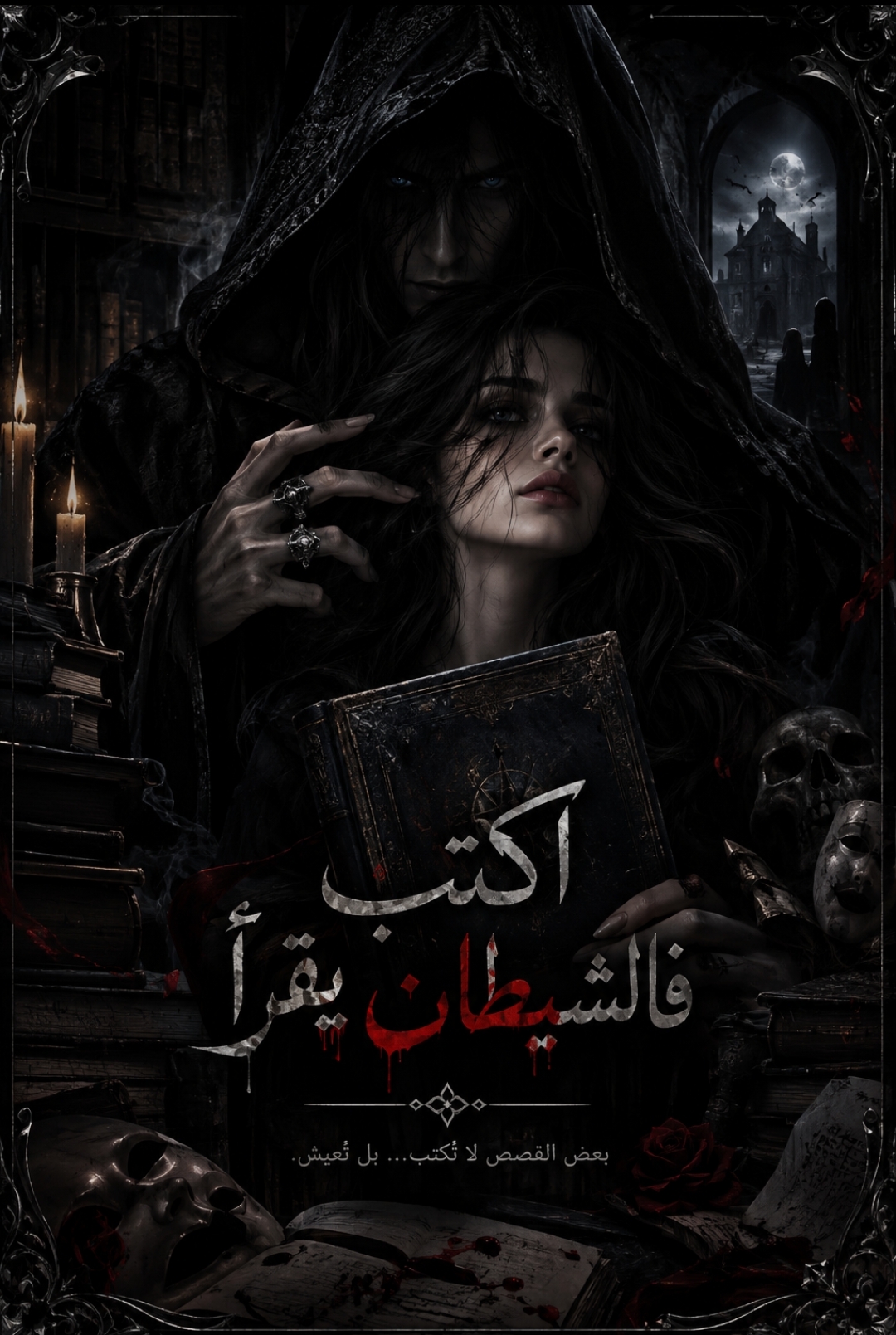 غلاف اكتب فالشيطان يقرأ
