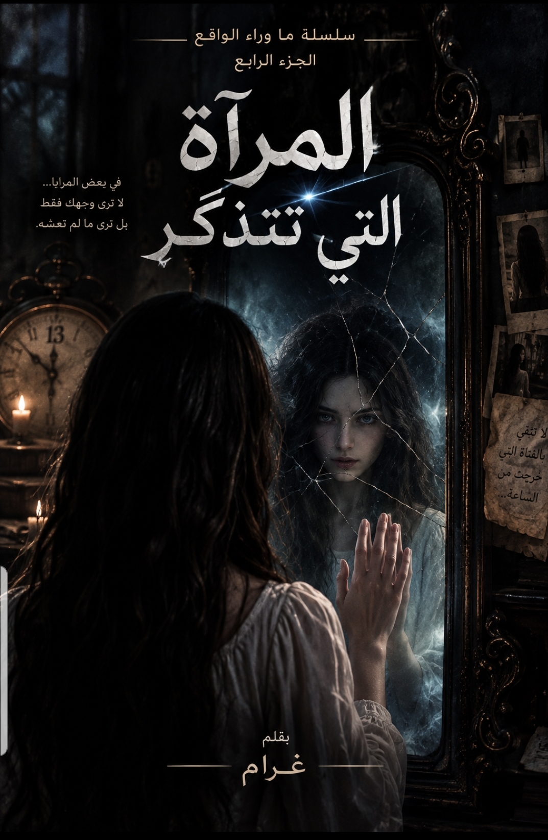 غلاف المرآة التي تتذكر